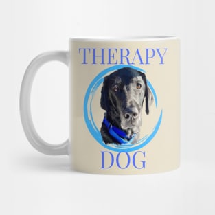 Therapy Dog Black Lab Mug